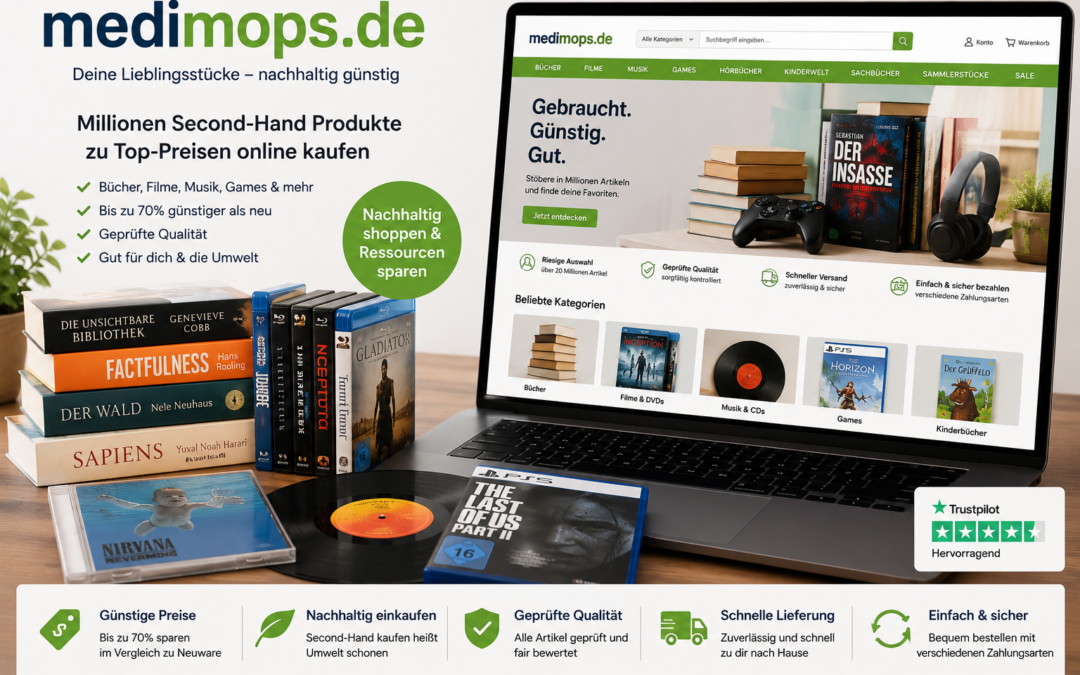 Medimops.de – Affordable Used Books, Movies, Games & Music Online
